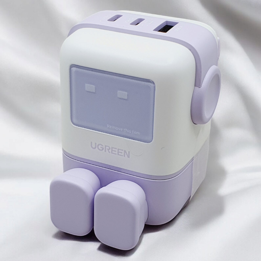 يوجرين - شاحن حائط ثلاثي المنافذ بقوة 65 واط