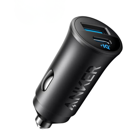 Anker - شاحن سيارة ثنائي المنفذ بقوة 30 واط