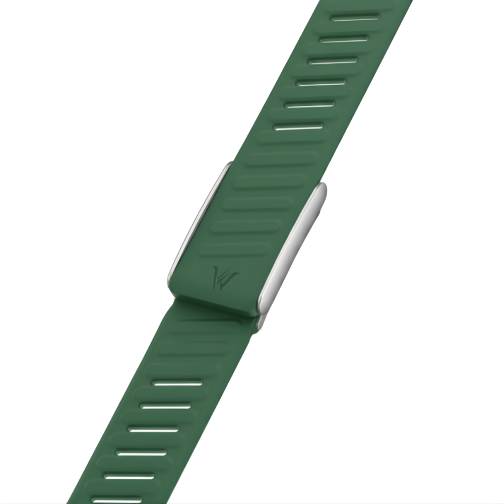 Wizard Whoop Silicone Band for WHOOP One & Peak, Premium Flexible Replacement Wrist Strap, Soft Comfortable Sweat-Resistant Silicone Fitness Band with Secure Adjustable Fit for Sports, Training & Everyday Active Use | سوار Wizard السيليكوني لـ WHOOP One وPeak، حزام بديل مرن وفاخر للمعصم، مصنوع من السيليكون الناعم والمريح والمقاوم للعرق، قابل للتعديل مع تثبيت آمن للرياضة والتمارين والاستخدام اليومي