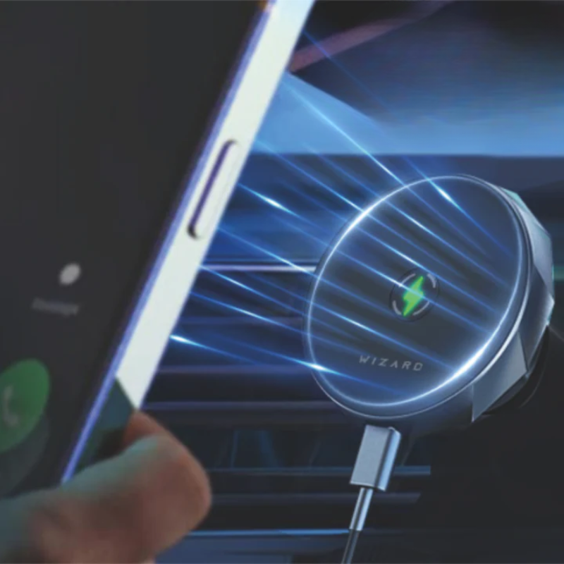 Wizard - 15W Wireless Car Charger Holder