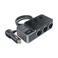 Porodo - 120W Car Charger Triple-Port
