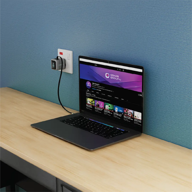 باورولوجي - شاحن حائط ثنائي المنافذ بقوة 70 واط