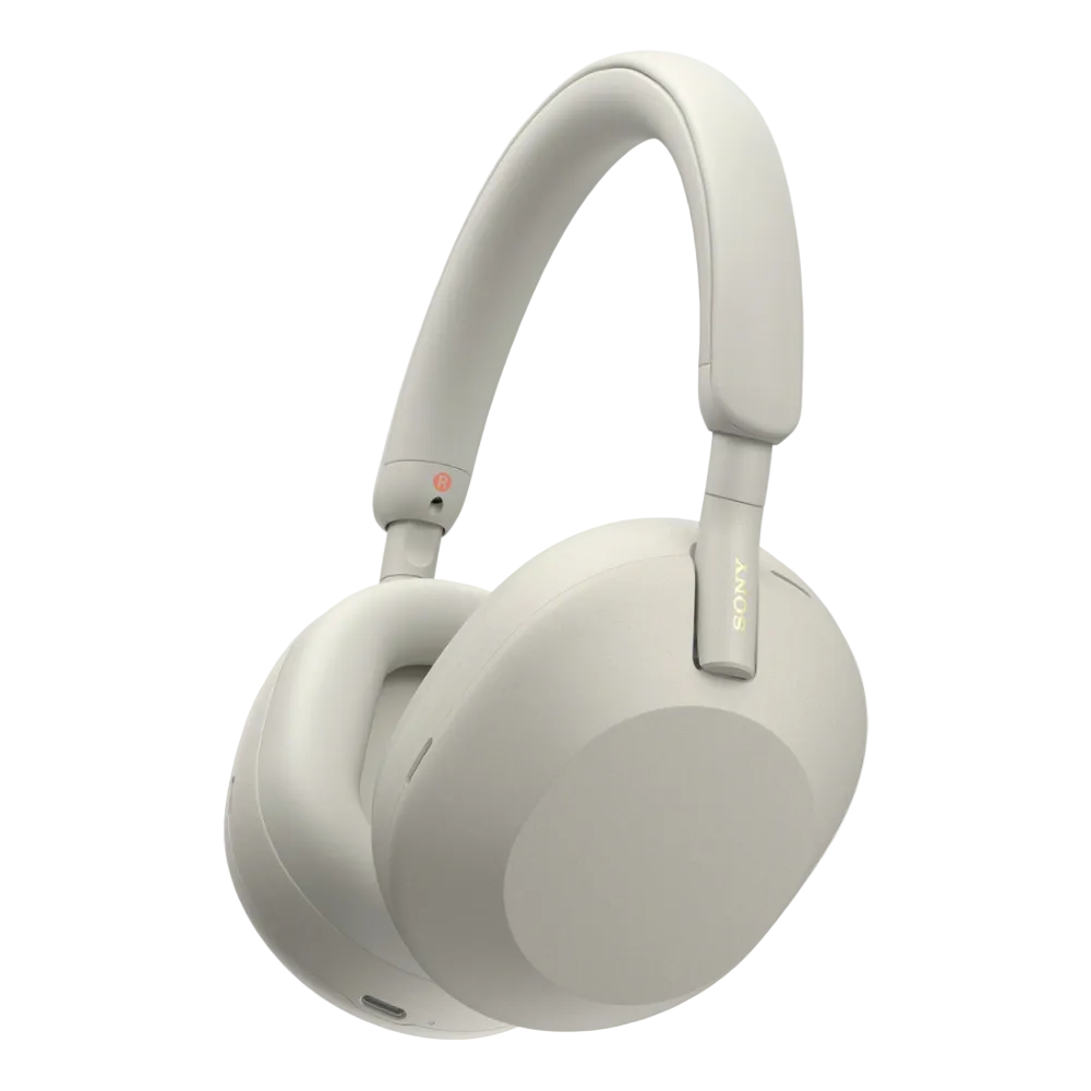 Sony WH-1000XM5 Wireless Headphones, Premium Over-Ear Noise Cancelling Headset with High-Resolution Audio, Bluetooth & Comfortable Ergonomic Design | سماعات Sony WH-1000XM5 لاسلكية، سماعات رأس فاخرة فوق الأذن مع إلغاء ضوضاء متقدم، صوت عالي الدقة، Bluetooth وتصميم مريح