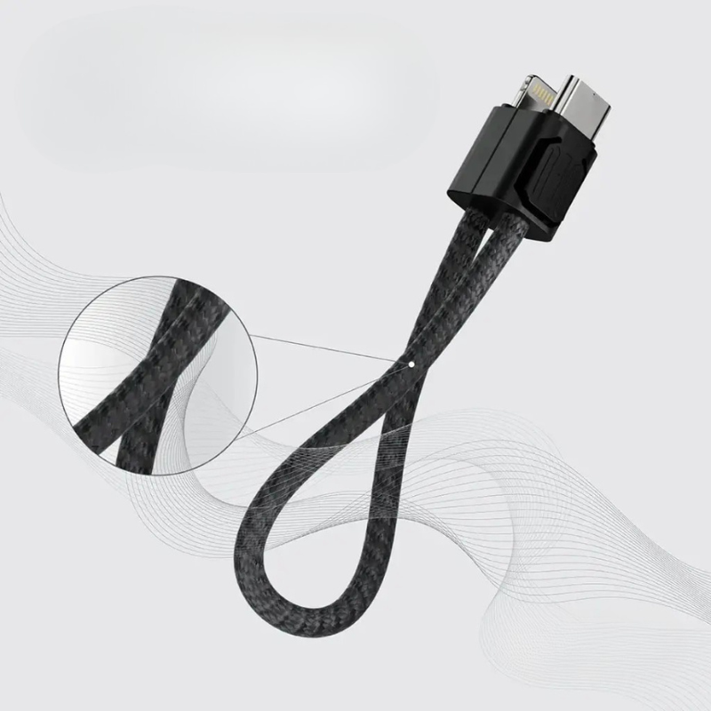 بورودو - سلسلة مفاتيح 60 واط USB-C إلى Lightning