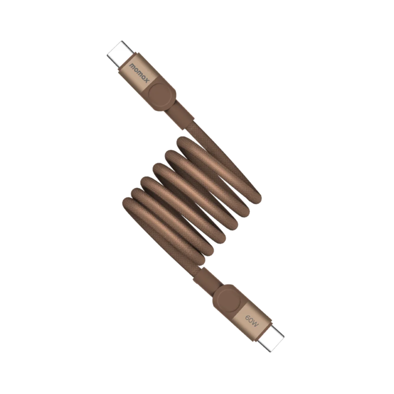 موماكس - كابل مغناطيسي من نوع USB-C إلى USB-C (طول 1 متر)