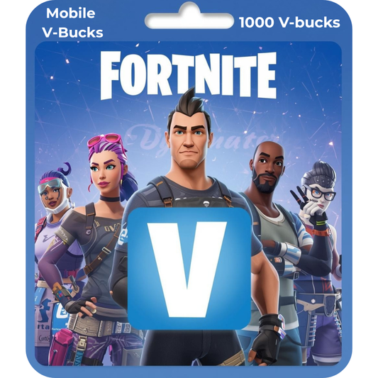 Digital Card - Fortnite 1000 V-Bucks Mobile
