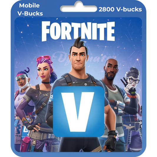 Digital Card - Fortnite 2800 V-Bucks Mobile