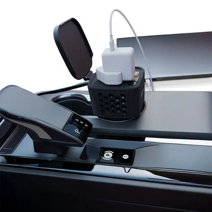 Porodo - 200W Car inverter & Retractable Cable