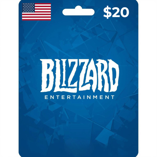 Digital Card - $20 Blizzard Battle.net USA Store