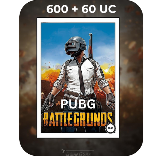 Digital Card - PUBG Mobile 600 + 60 UC Card