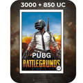 بطاقة رقمية - بطاقة PUBG Mobile 3000 + 850 UC
