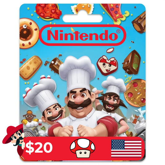 Digital Card - $20 Nintendo US eShop
