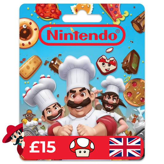 Digital Card - £15 Nintendo UK eShop