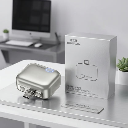 KUWAJIA 140W fast charger in packaging with blue LED indicator for Android and tablets