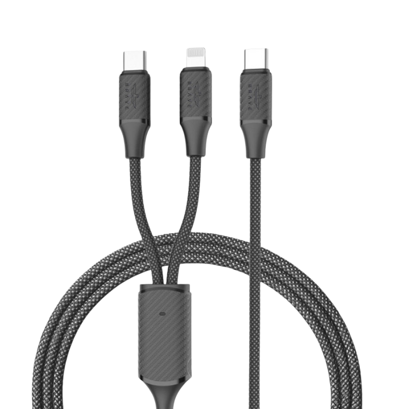 بريف - كابل 60 واط USB-C و Lightning (1.2 متر)