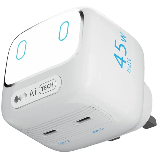 باورولوجي - شاحن حائط بتقنية الذكاء الاصطناعي بقوة 45 واط