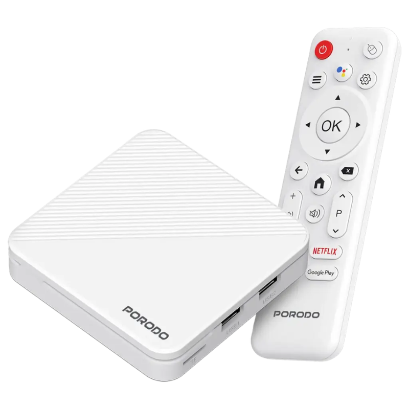 Porodo - Android 14 TV Box Ultra HD