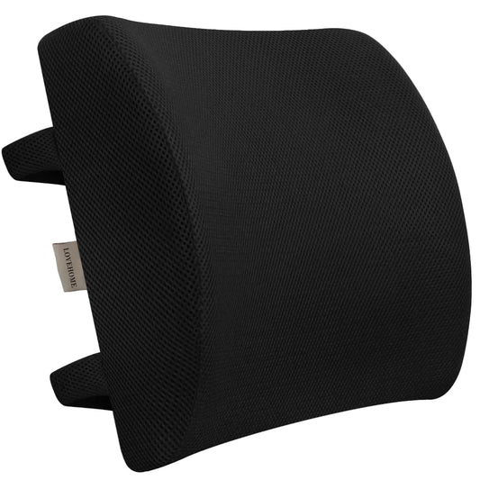 Medical Orthopedic Back Support Pillow, Ergonomic Lumbar Support Cushion for Spine Alignment, Posture Correction & Comfortable Sitting | وسادة طبية لتقويم ودعم الظهر، دعم قطني مريح للعمود الفقري، تحسين وضعية الجلوس وتخفيف الضغط أثناء الجلوس
