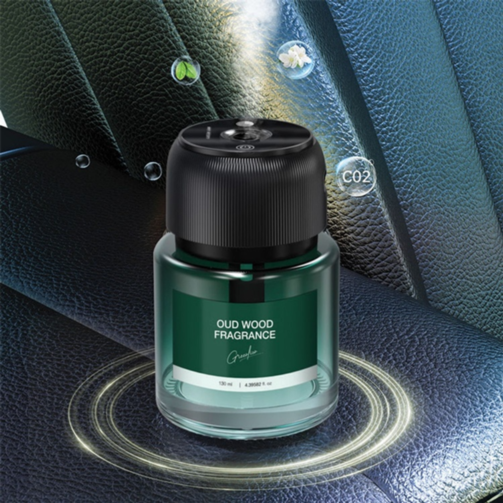 Arabic: موزع عطر العود من جرين ليون — تشغيل صامت مثالي لغرف النوم والمكاتب والمجالس | English: Green Lion Oud Diffuser — Whisper-quiet operation ideal for bedrooms, offices, and majlis

