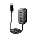 Brave - 60W 4-Port Car Charger Hub