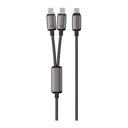 Powerology - 100W Dual USB-C Cable