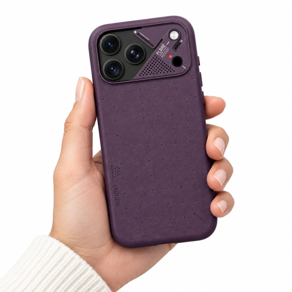 Aulumu - Vegan Leather Case for IPhone 18 Pro Max