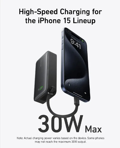 انكر - باور بانك 30 واط (10,000 مللي أمبير)