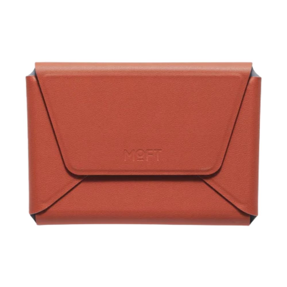 Coral Moft Snap Field Wallet with hidden phone stand