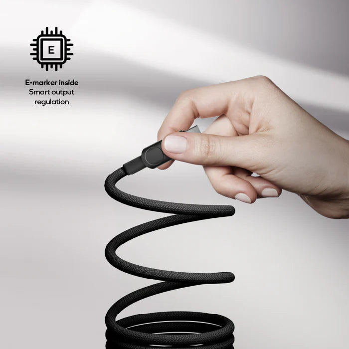 موماكس - كابل USB-C مغناطيسي بقوة 100 واط (2 متر)
