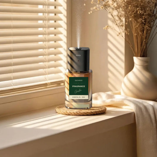 Arabic: عطر العود من جرين ليون — مناسب للسيارة والمنزل بتوزيع عطري متساوٍ | English: Green Lion Oud Fragrance — Suitable for car and home with even scent distribution

