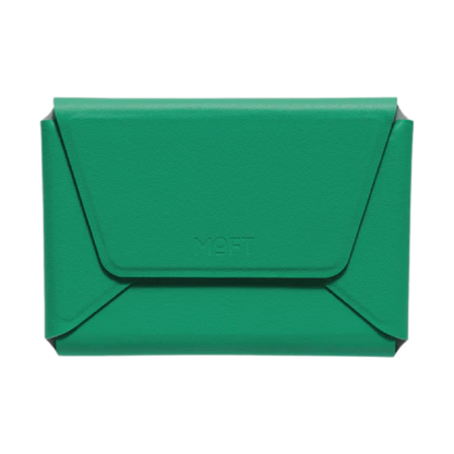 Teal Moft Snap Field Wallet with Stand and RFID protection