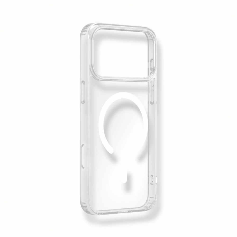 قضية Wizard الشفافة الكريستالية المتوافقة مع MagSafe لهاتف iPhone 18 Pro و Pro Max — وضوح تام وحماية أنيقة | Wizard Crystal Clear MagSafe Case for iPhone 18 Pro & Pro Max — Complete Clarity with Elegant Protection.