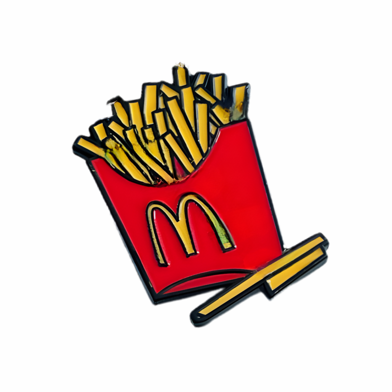 McDonalds Fries Badge