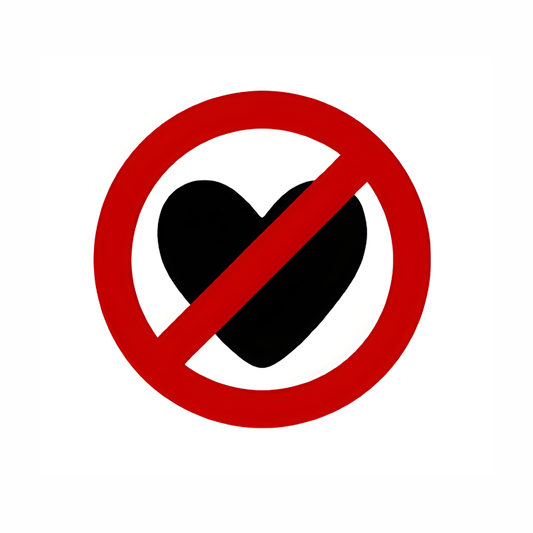 No Love Badge