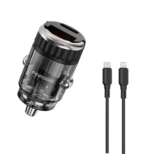 Porodo - Dual Port Car Charger