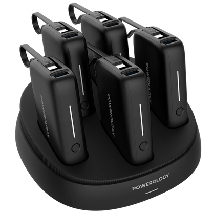 Powerology × 5 10000mAh Power Bank Station