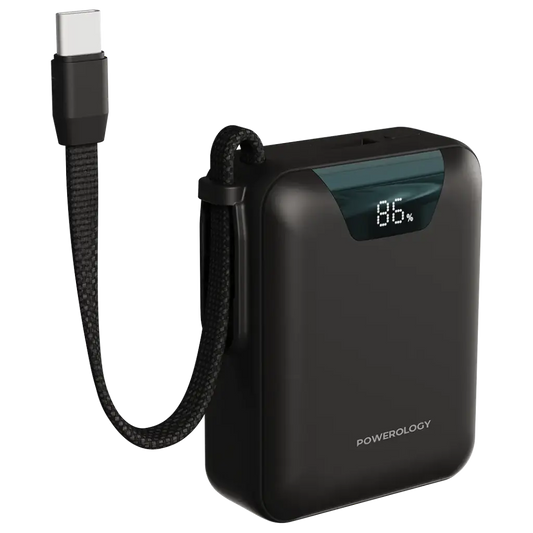 Powerology - 22.5W Power Bank & Cable (10000mAh)