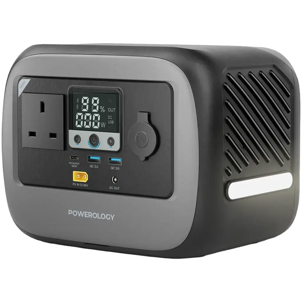 Powerology Pater II Portable Power Station 700W - Gray