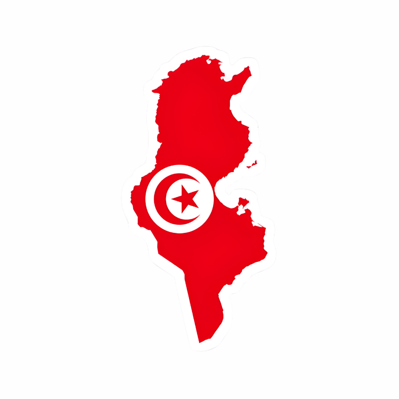 Tunisia Map Badge