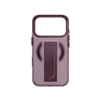 قضية Uniq Heldro Air Grip لهاتف iPhone 18 Pro و Pro Max باللون العنابي — قبضة هوائية مريحة وحماية أنيقة | Uniq Heldro Air Grip Case for iPhone 18 Pro & Pro Max in Burgundy — Comfortable Air Grip & Elegant Protection.

