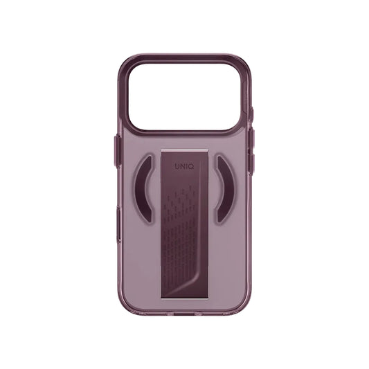 قضية Uniq Heldro Air Grip لهاتف iPhone 18 Pro و Pro Max باللون العنابي — قبضة هوائية مريحة وحماية أنيقة | Uniq Heldro Air Grip Case for iPhone 18 Pro & Pro Max in Burgundy — Comfortable Air Grip & Elegant Protection.
