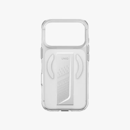 قضية Uniq Heldro Air Grip لهاتف iPhone 18 Pro و Pro Max باللون الأبيض — قبضة هوائية مريحة وحماية أنيقة | Uniq Heldro Air Grip Case for iPhone 18 Pro & Pro Max in White — Comfortable Air Grip & Elegant Protection.
