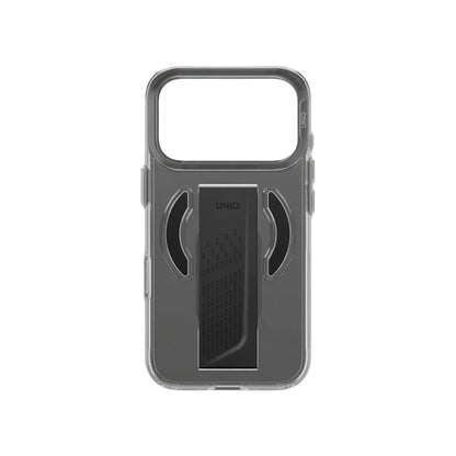 قضية Uniq Heldro Air Grip لهاتف iPhone 18 Pro و Pro Max باللون الأسود — قبضة هوائية مريحة وحماية أنيقة | Uniq Heldro Air Grip Case for iPhone 18 Pro & Pro Max in Black — Comfortable Air Grip & Elegant Protection.
