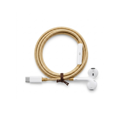 Apple - سماعات أذن USB-C مع غطاء مخصص