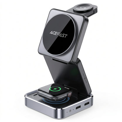 محطة شحن مكتبية من Acefast بقدرة 23 واط — شحن سريع ومنظم لجميع أجهزتك على مكتبك | Acefast Desktop Charging Station 23W — Fast, Organized Charging for All Your Devices on Your Desk.