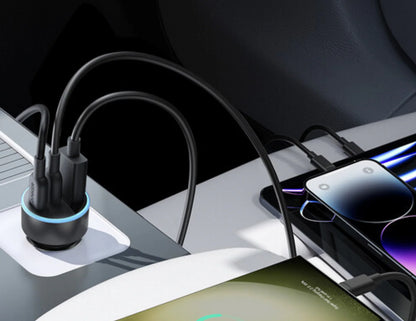 Anker - 67W Car Charger 3-Ports