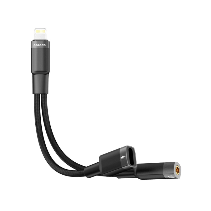 Porodo - Lightning Adapter with 3.5mm Jack
