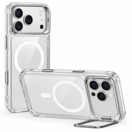 قضية ESR الهجينة المغناطيسية لهاتف iPhone 18 Pro — حماية قوية بتصميم هجين متوافق مع MagSafe | ESR Hybrid Magnetic Case for iPhone 18 Pro — Strong Protection with a Hybrid MagSafe-Compatible Design.
