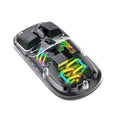 Porodo - Transparent Dual Mode Wireless Mouse