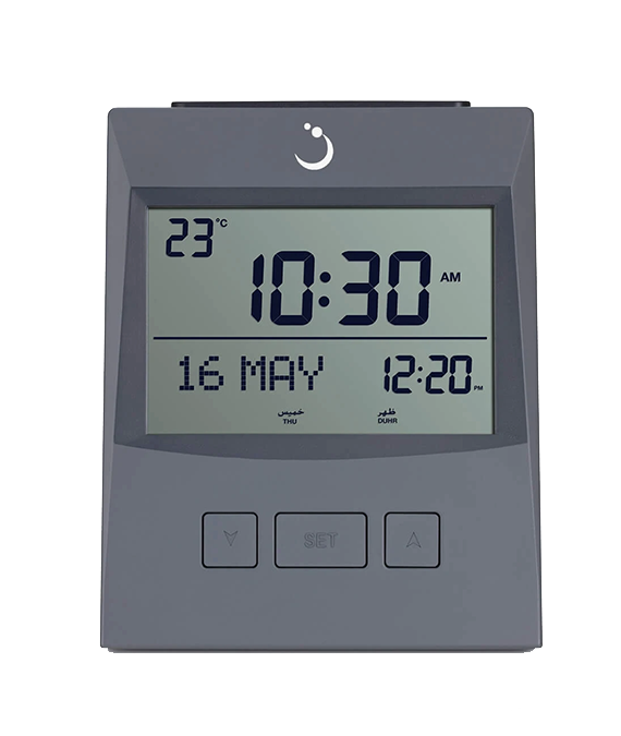 الفجر - ساعة رقمية صغيرة